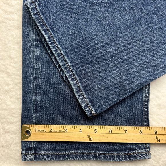 Signature by Levi Strauss & Co Jeans Mens 36x32 Blue Relaxed Fit Stretch Denim - Picture 8 of 13